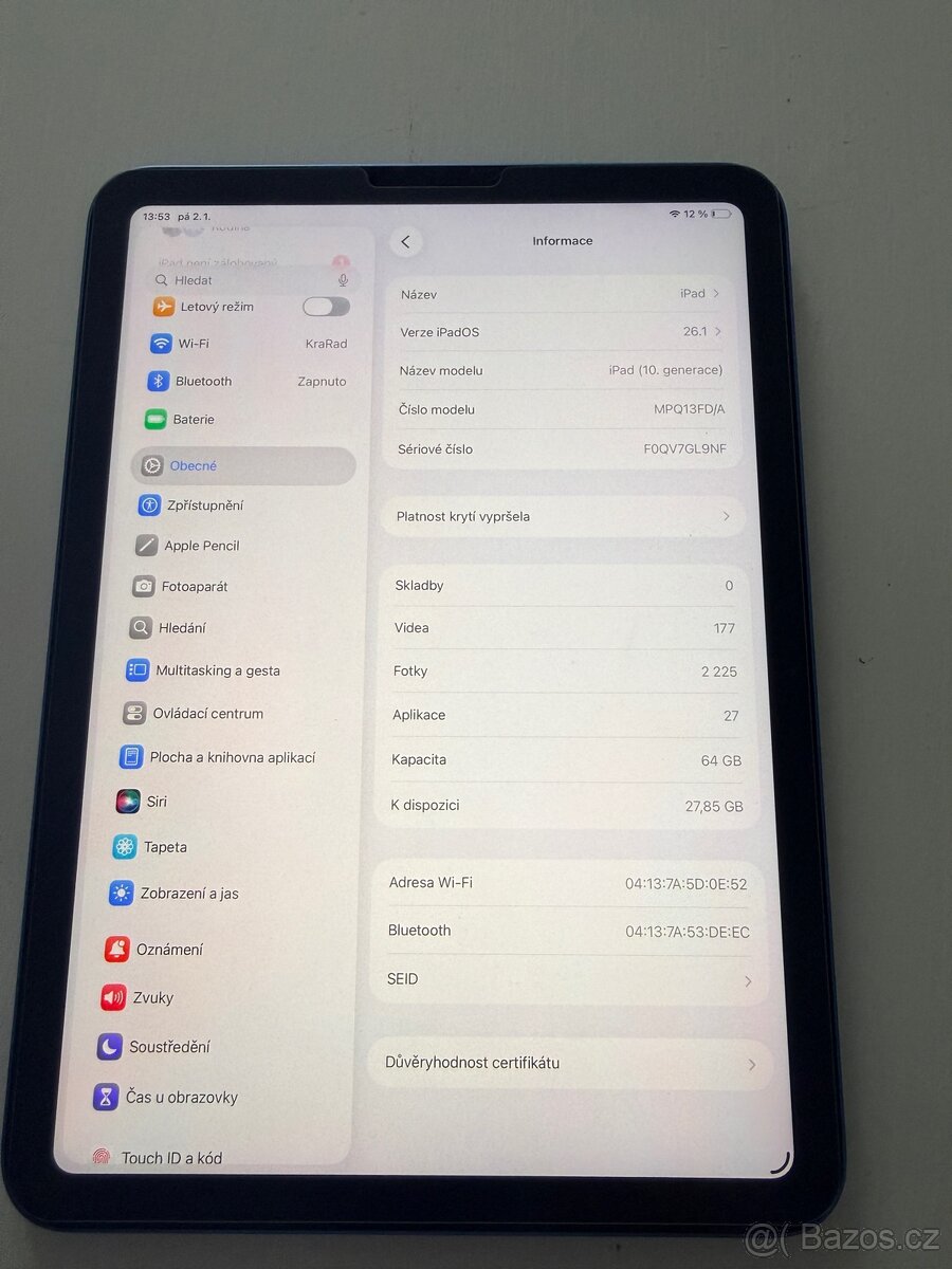 iPad 10.9 (10.gen) 64GB - 3