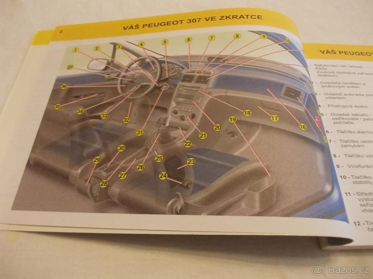 PEUGEOT 307 a 307 combi - návod k obsluze - manuál - 3