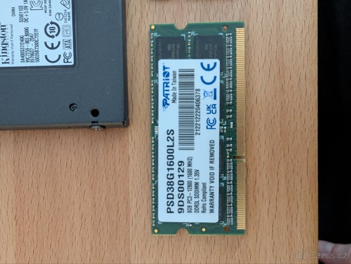 Paměti a disk SSD - 3