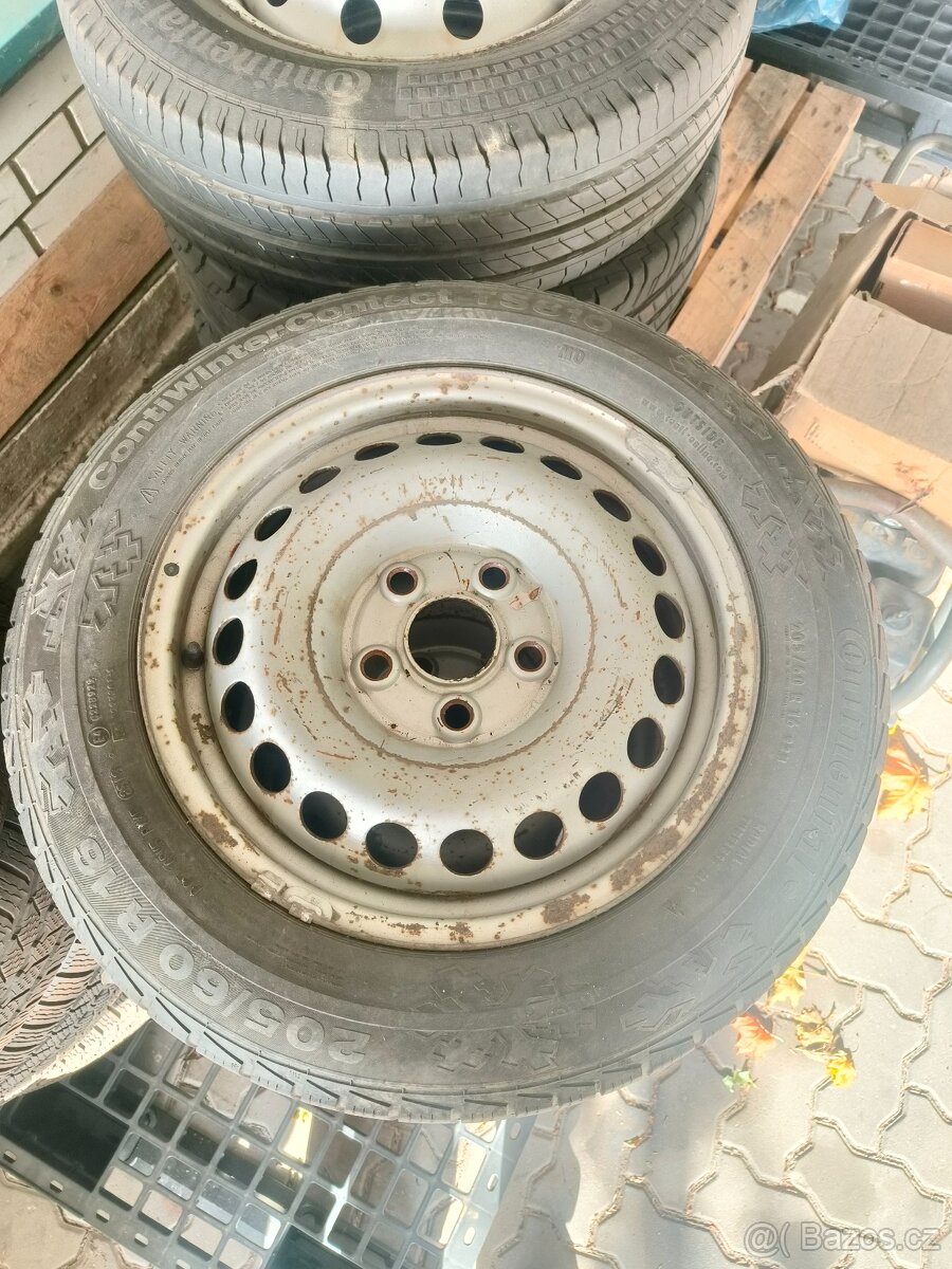 205/60 R16 zimni sada VW T5, T6 - 3