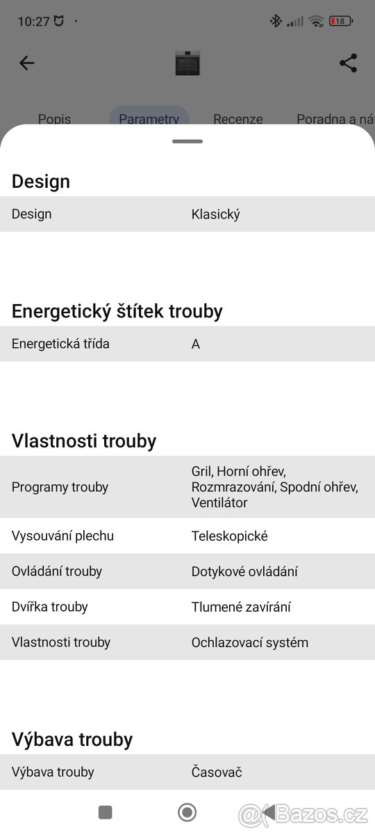 Vestavná trouba Gorenje B1O735E20X - 3