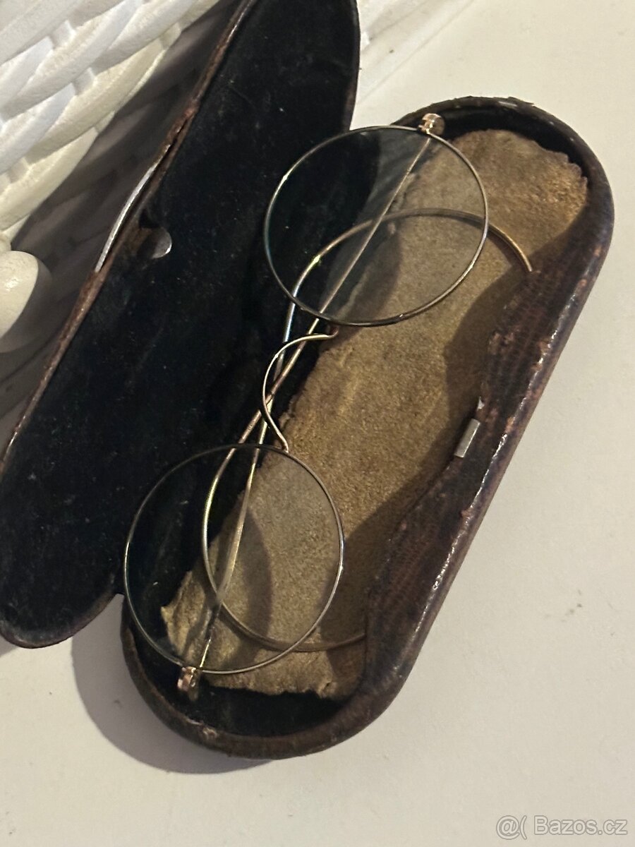 Stare bryle lenonky s pouzdrem - 3