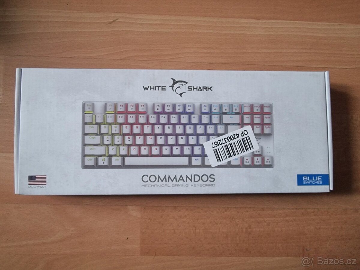 Klávesnice WHITE SHARK COMANDOS - 3