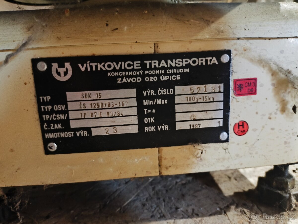 Mechanická váha - 3