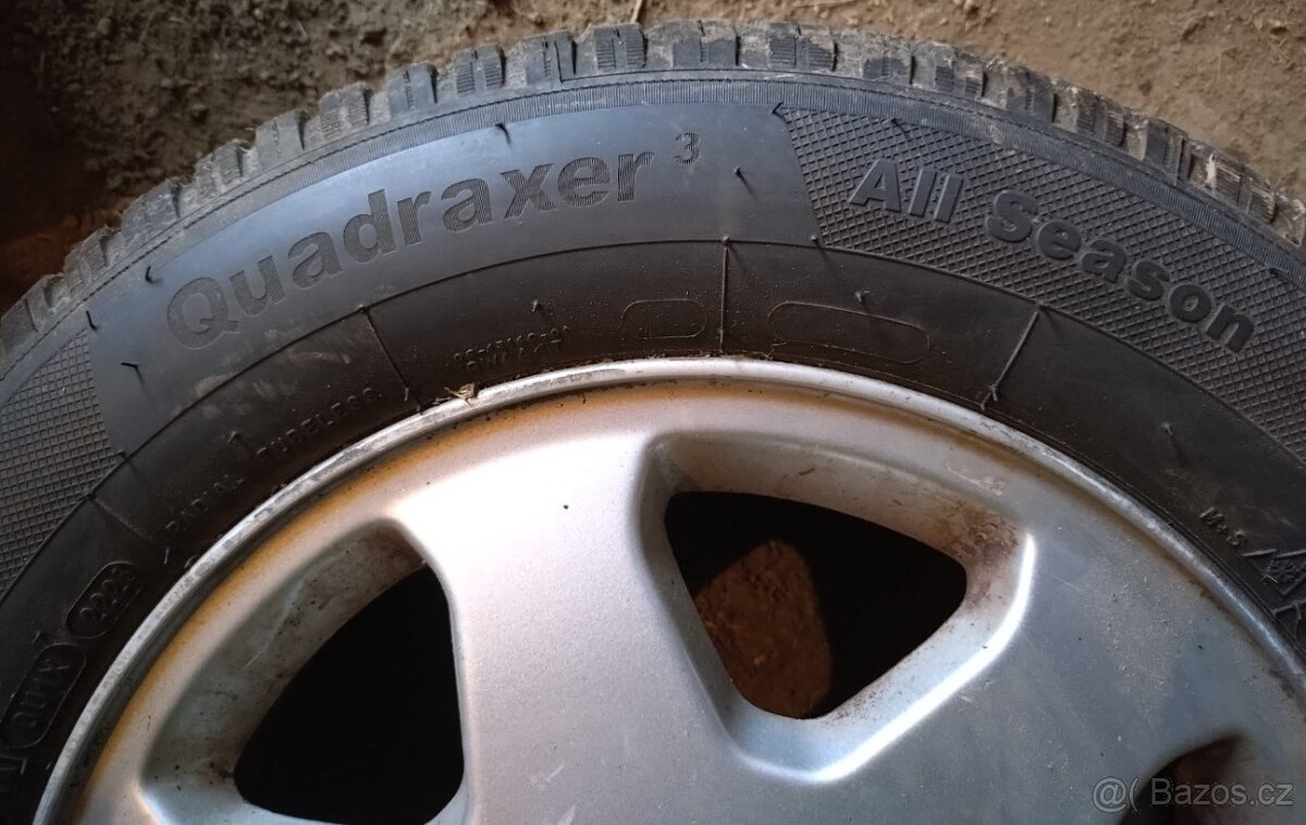 Sada originál kol ALU Opel Zafira A+celoročky 195/65 R15 91V - 3