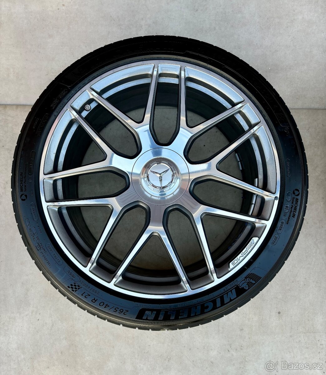Alu Kola r21 Mercedes GLC63s AMG celoroční pneumatiky - 3