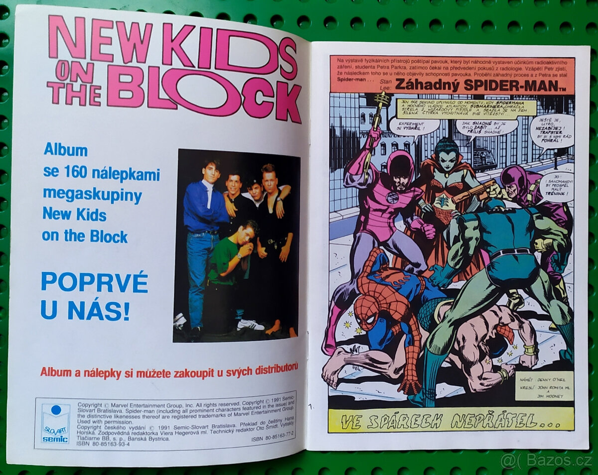 Komiks SPIDERMAN č. 6/1991 Semic velmi PĚKNÝ STAV - 3