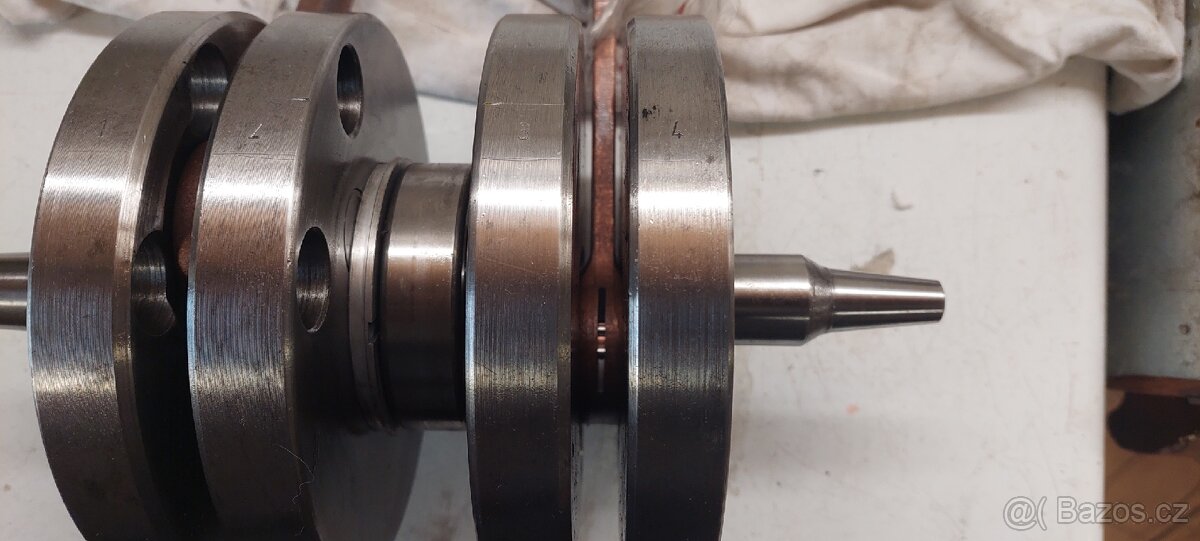 Jawa 350 kliková hřídel po GO - 3