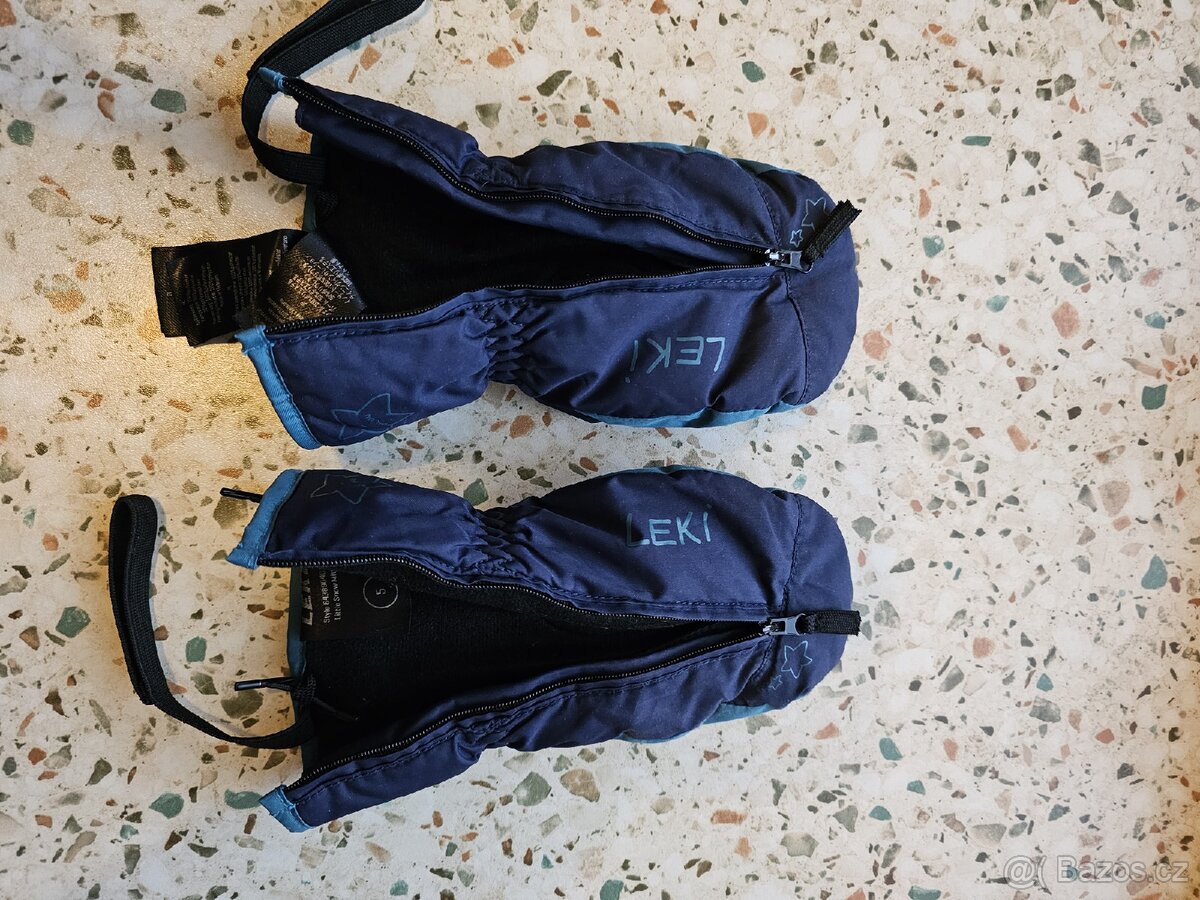 Dětské lyžařské rukavice Leki - 3