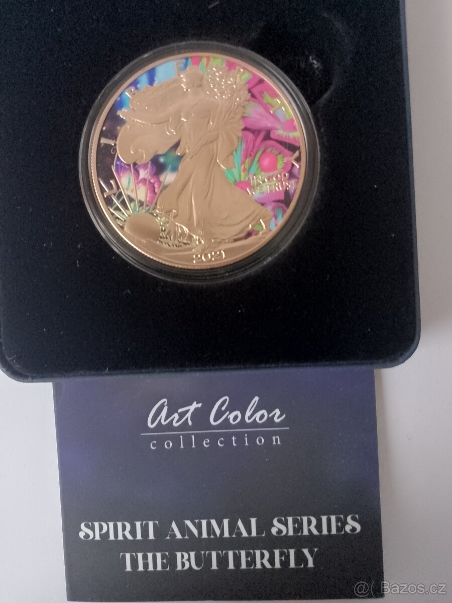 Stříbrná mince 1 Oz American Eagle , více druhů - 3