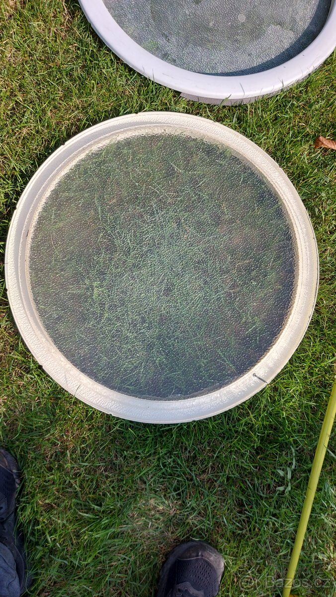 Plastový průhled, okno průměr 59 cm - 3