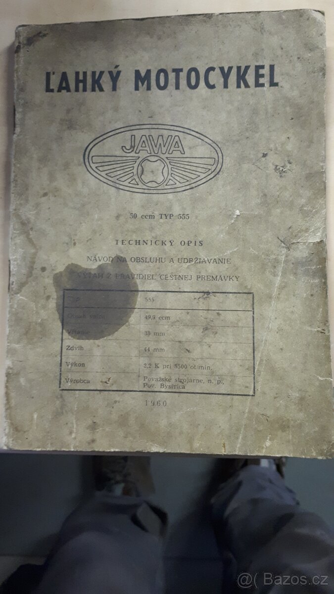 Jawa 555 - Návod na obsluhu a údržbu - 3