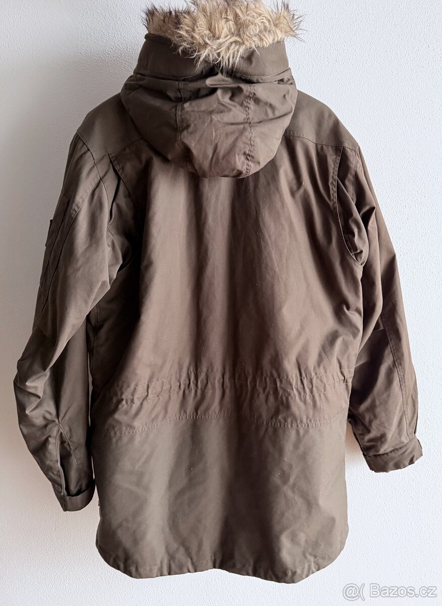 Zánovní zimní parka Fjallraven Sarek Winter Jacket M Khaki - 3