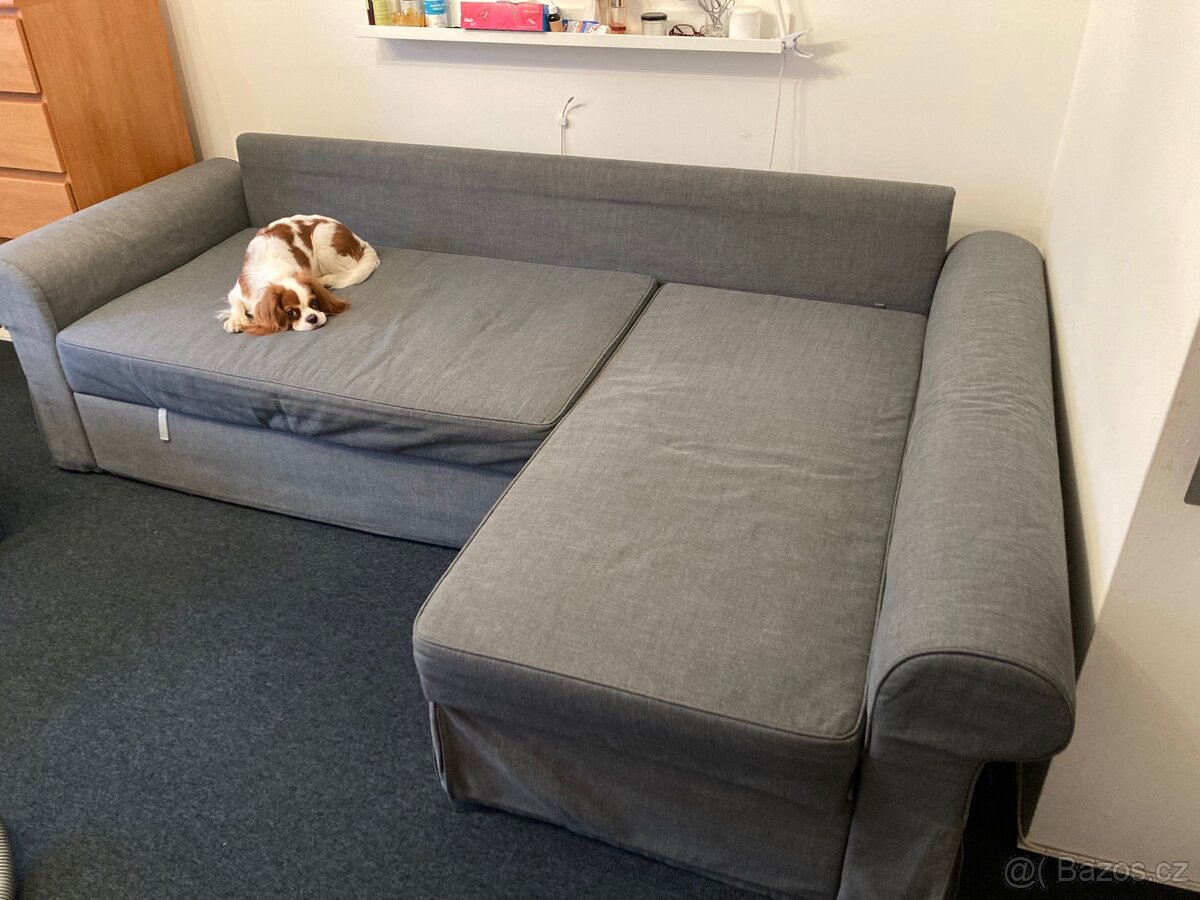 Rozkládací gauč (IKEA)tm.šedá - 3