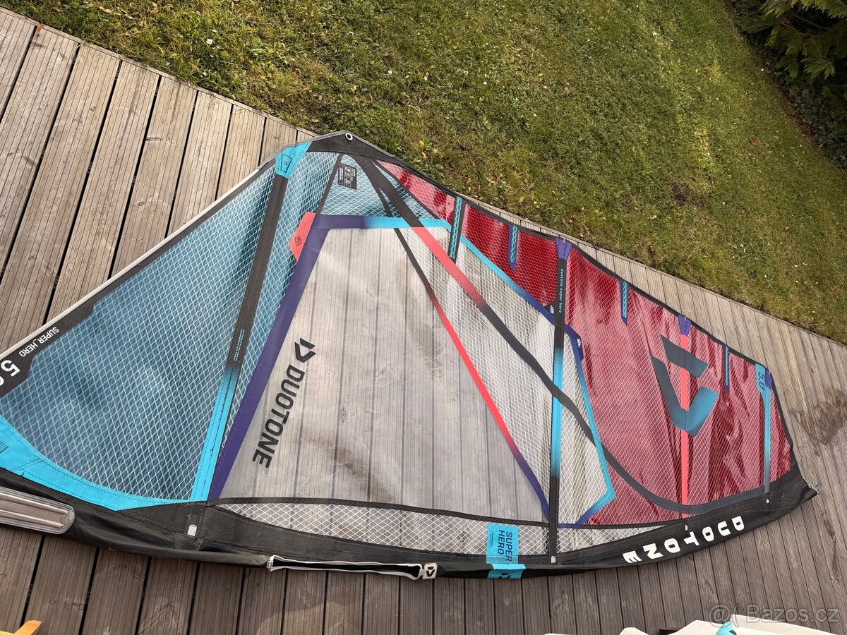Windsurfing plachty Duotone 5.0 a 3.4 - 3