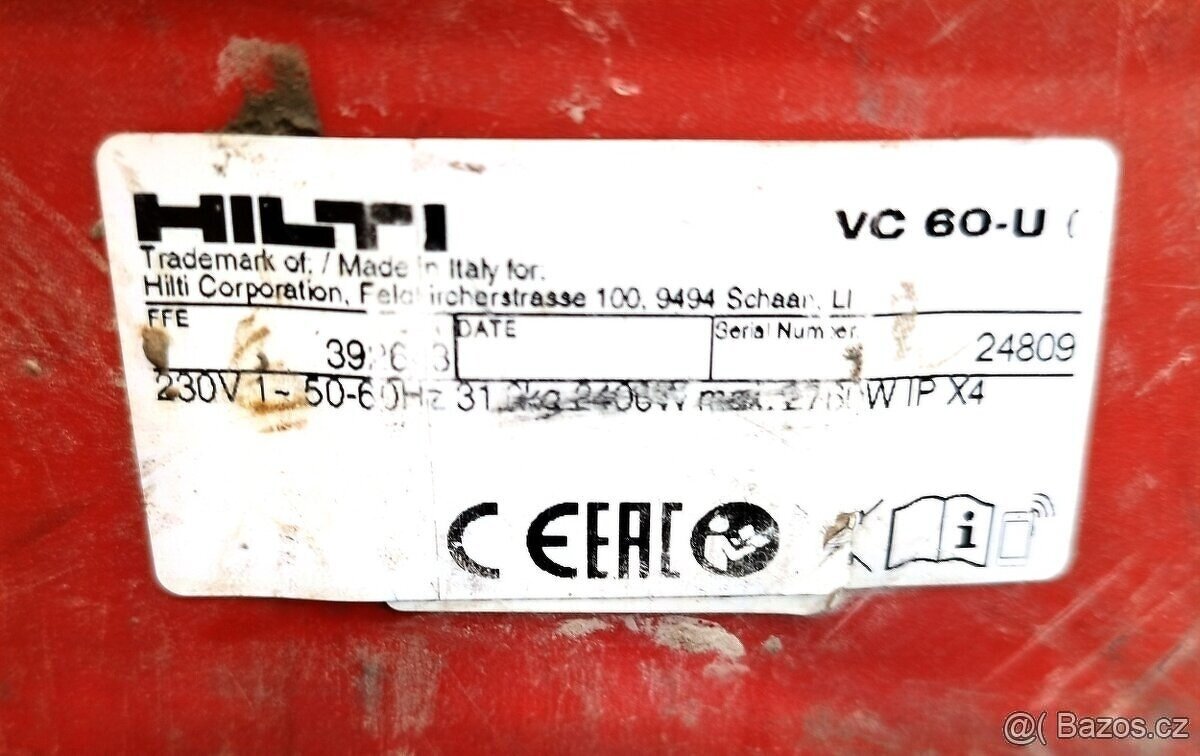 Průmyslový vysavač HILTI VC 60-U - 3
