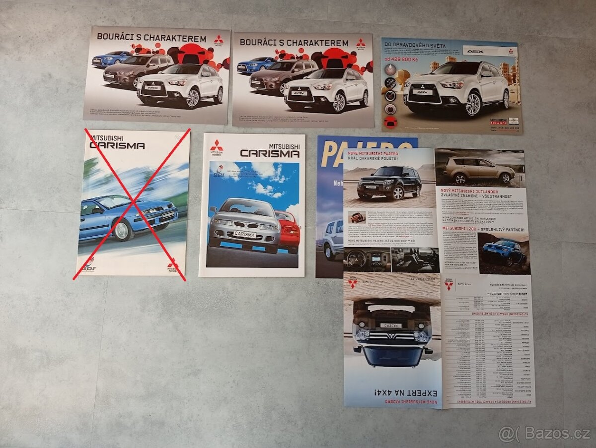 Mitsubishi Carisma, Pajero, Lancer - prospekty, katalogy - 3
