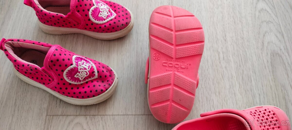 Dětské kroksy Coqui, vel.24/25 + druhé boty zdarma - 3