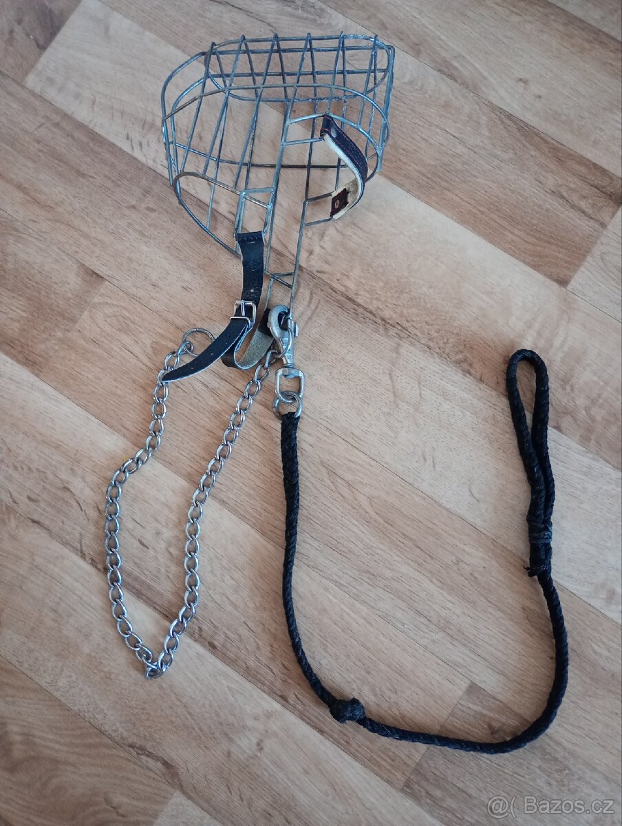 Prodam kosik(nahubek),stahovaci obojek a voditko - 3