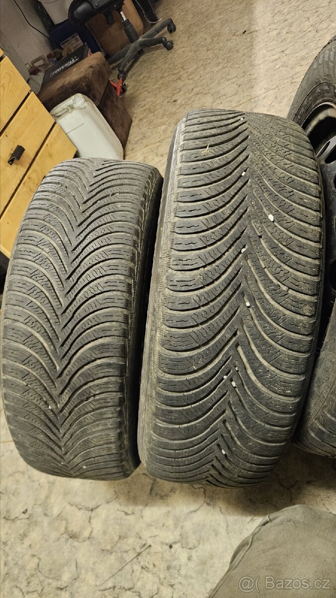 Zimní kola 5x112 r16 57.4 6.5J et 46 gumy 205/60 - 3