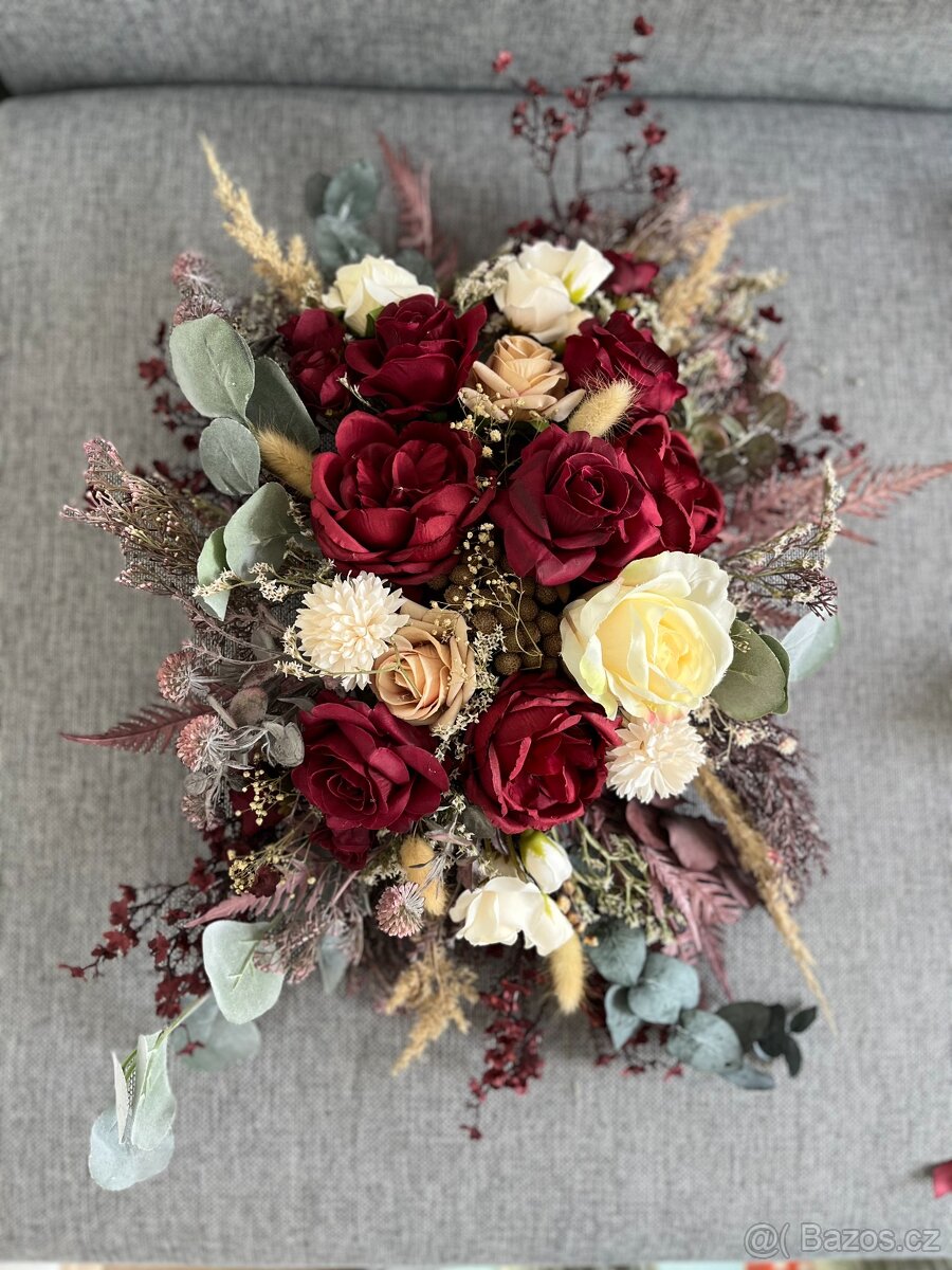 Umělé květiny např. na výzdobu svatby - 3