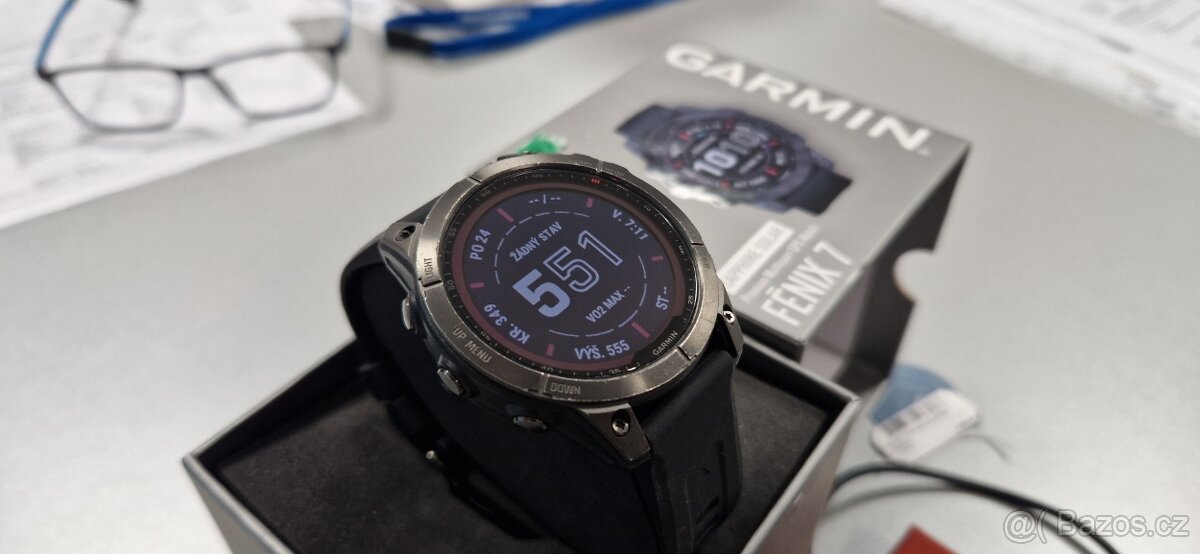 Garmin Fenix 7 sapphire solar titanium - 3