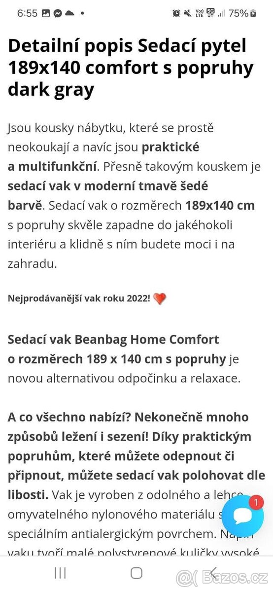 Sedací pytel BEANBAG - 3