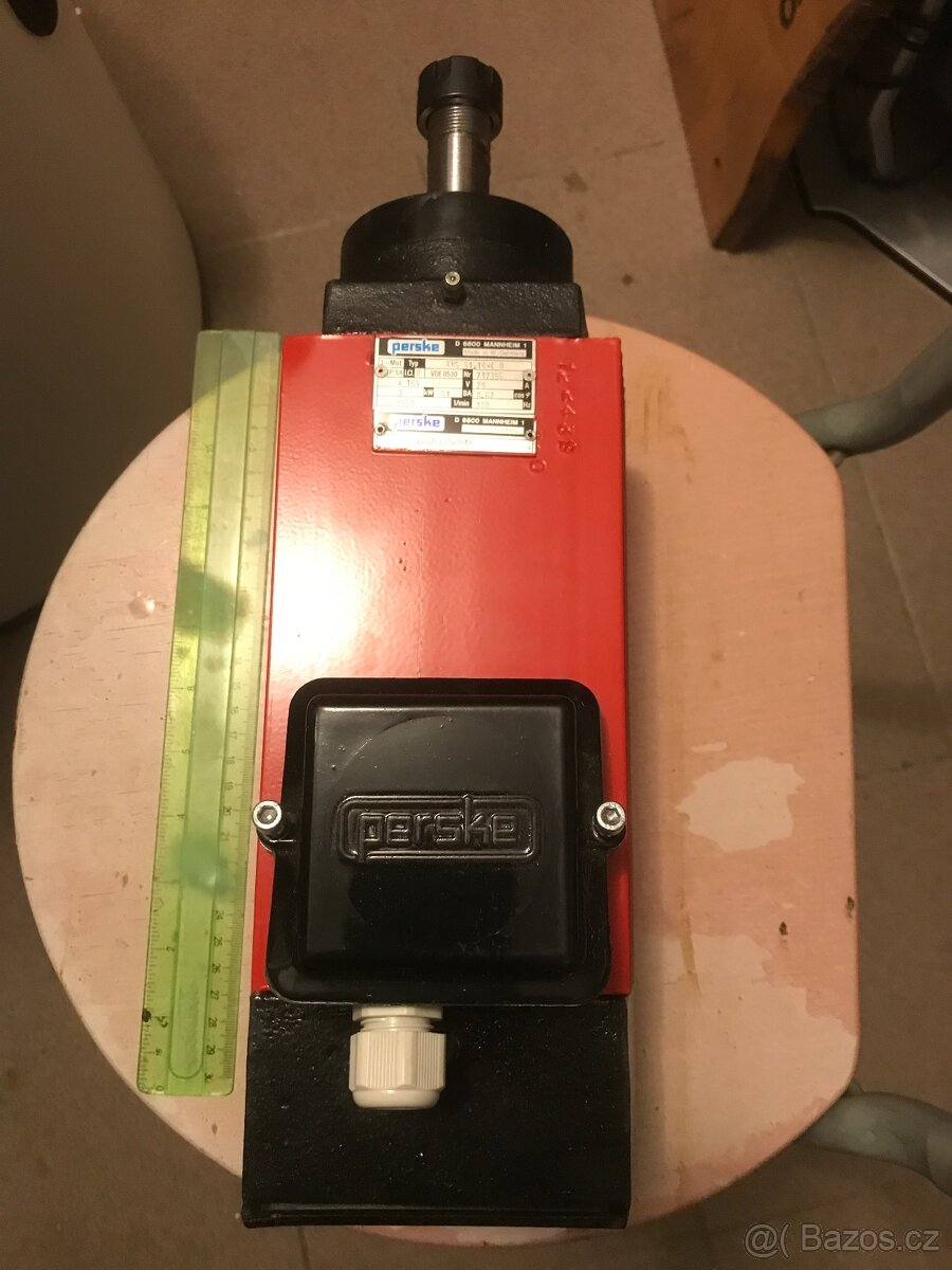 Třífázové 3kW elektrické vřeteno Perske KNS 51.14-4 D - 3