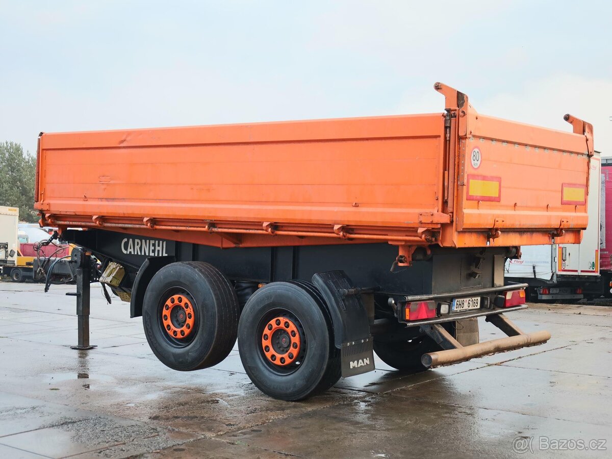 Carnehl CTK/A, SKLÁPĚCÍ PŘÍVĚS, TŘÍSTRANNÉ SKLÁPĚNÍ, NÁPRAVY - 3