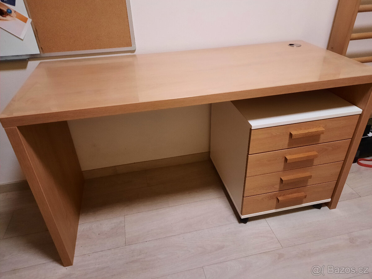 Set pracovní stůl + komoda se šuplíky - 3