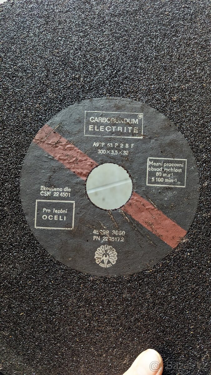 Stojanova bruska/flexa 380v + 20 nových kotouču - 3
