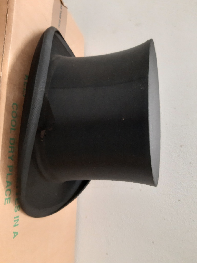 Starý nenošený klobouk vel. cca 58 - 3