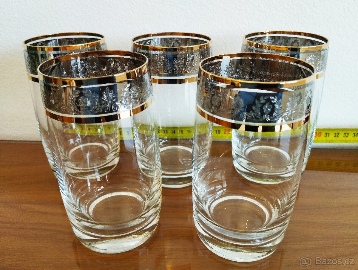 Zlacené skleničky - 3