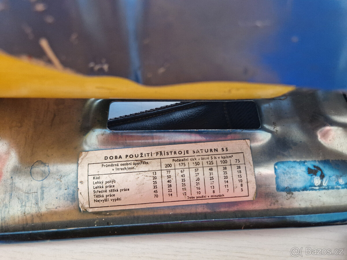 Prodám dýchací přístroj Saturn - 3