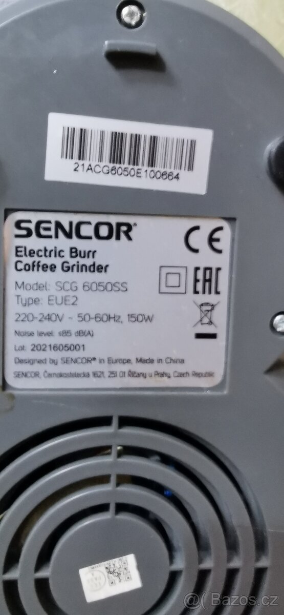 Elektrický mlýnek Sencor SCG 6050SS - 3