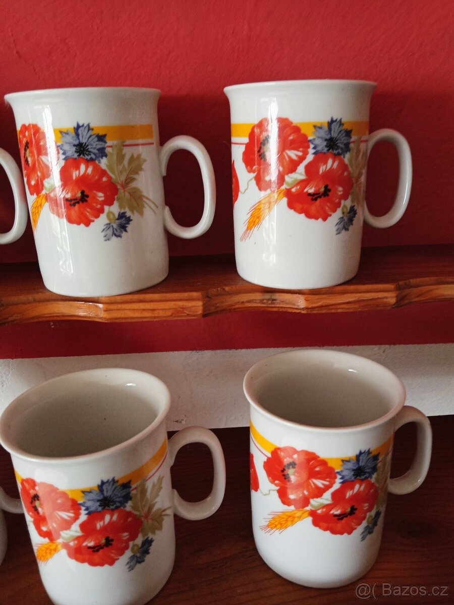 Retro hrnky vlčí máky EPIAG - 3
