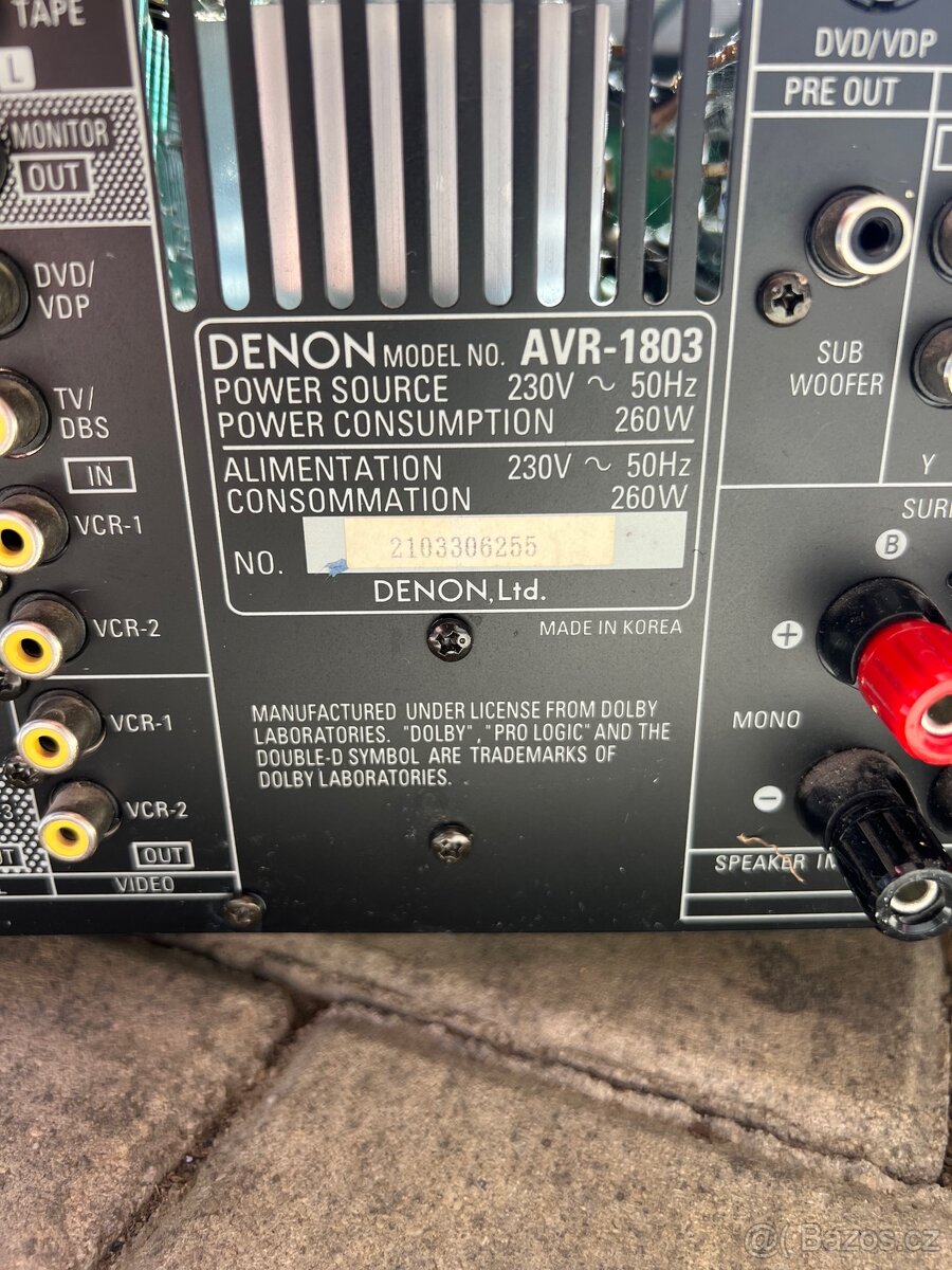 Denon AVR-1803 - 3