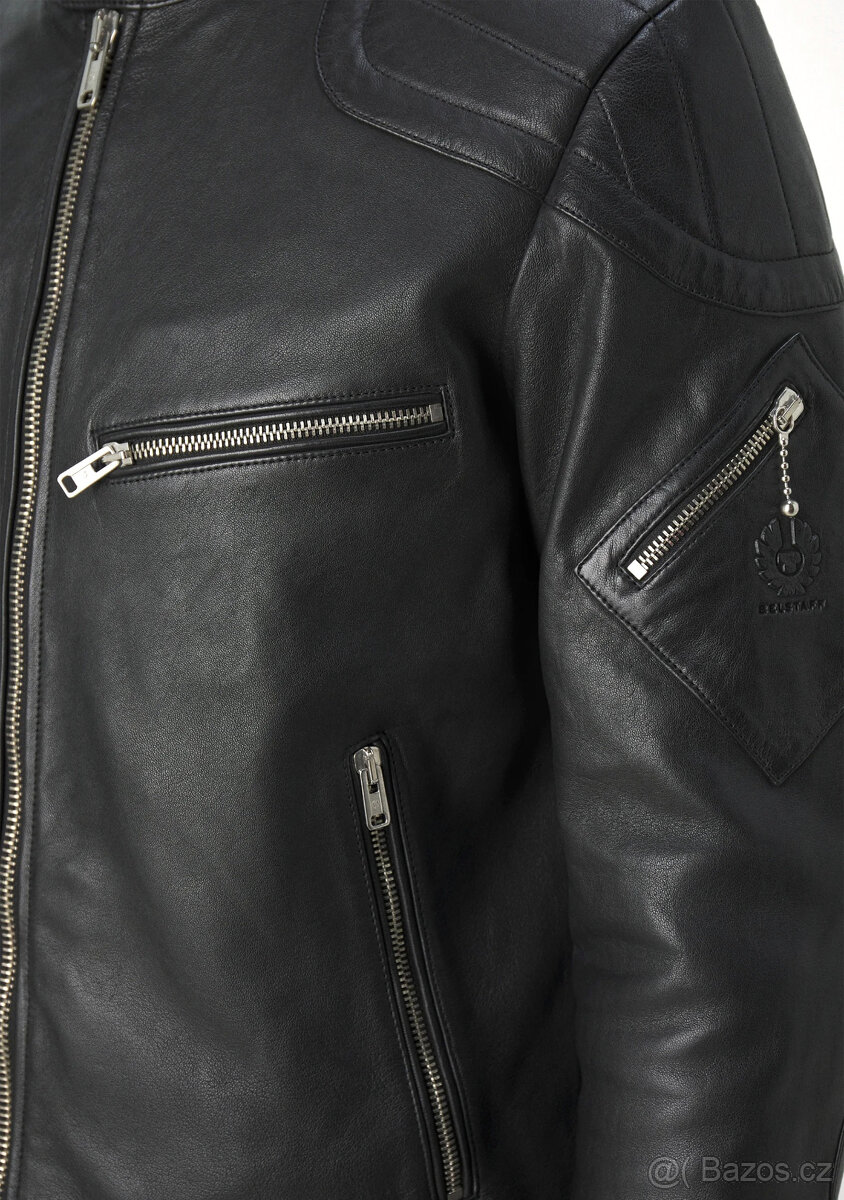 BELSTAFF T Racer - TOP kožená bunda, vel. 54 /XL/, SLEVA 50% - 3