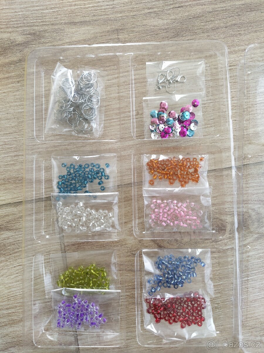 Korálky (dětské sady k výrobě šperků, náramků..) - nové - 3