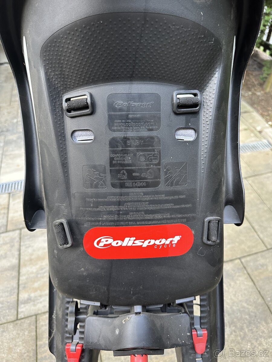 Polisport Bilby dětská sedačka černo-šedá - 3