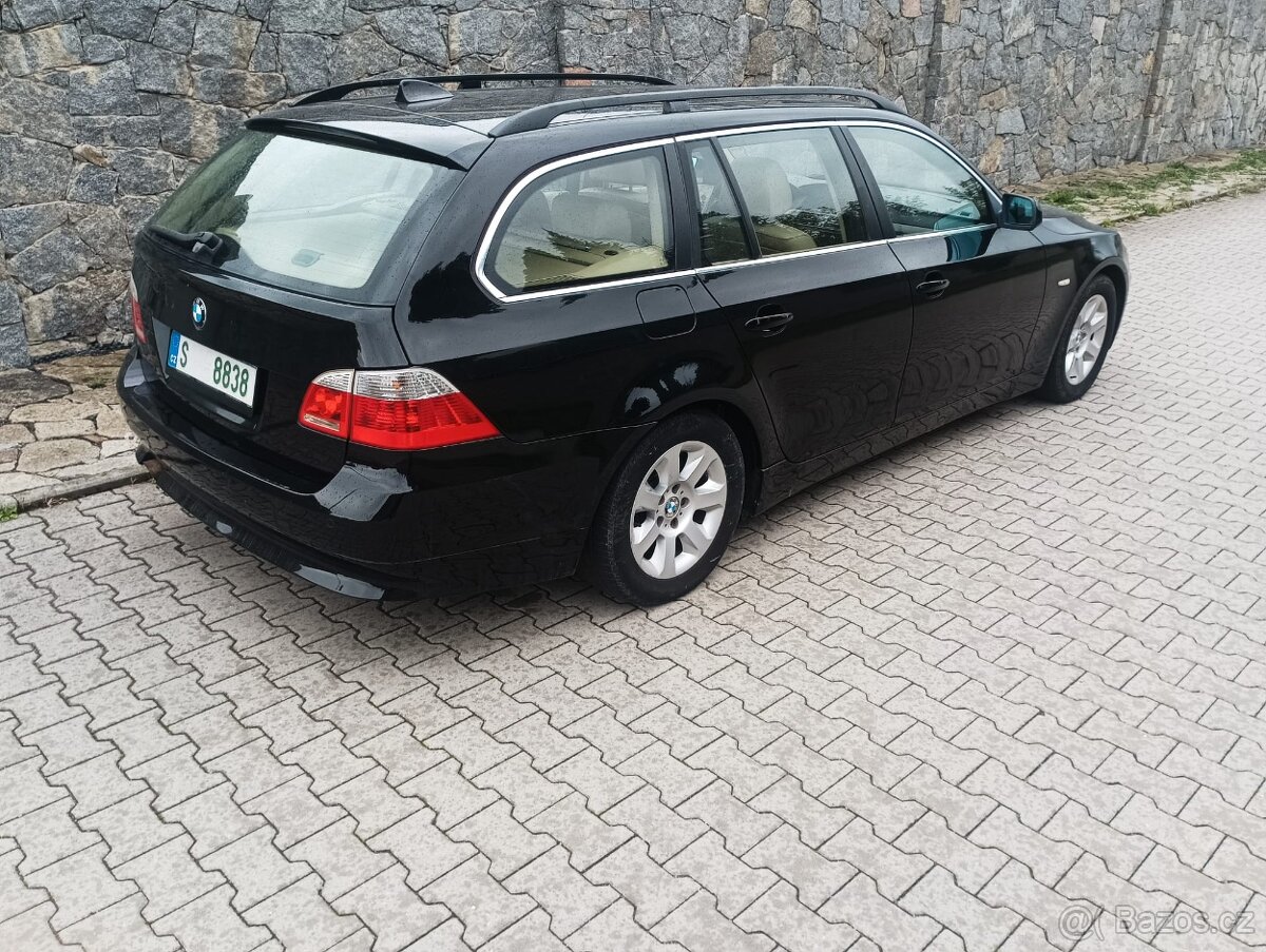 BMW 520D kožený interiér E61 - 3