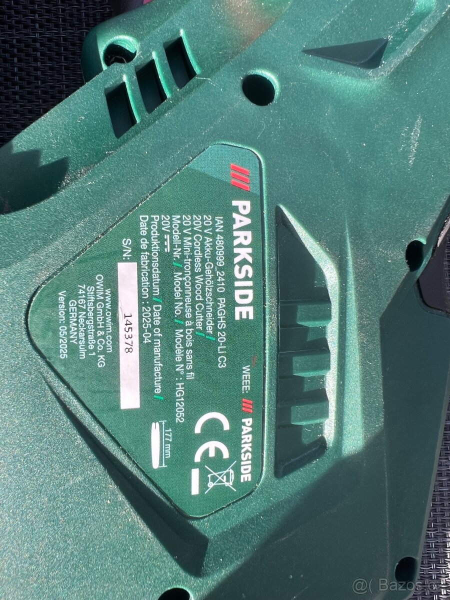 AKU-řetězová ruční pila Parkside - 3