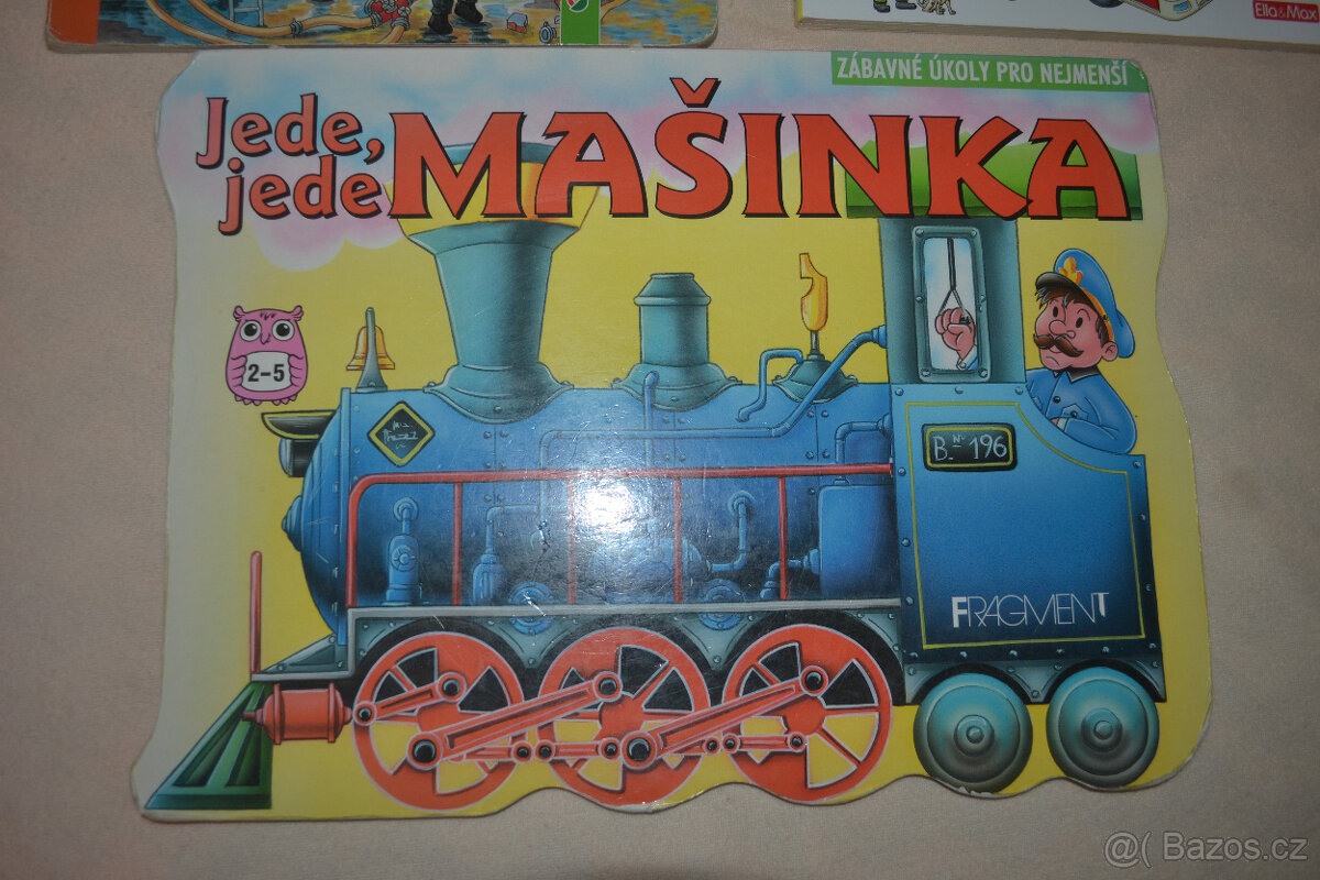 knihy Hasiči a Mašinka pro malé děti, velkoformátové - 3