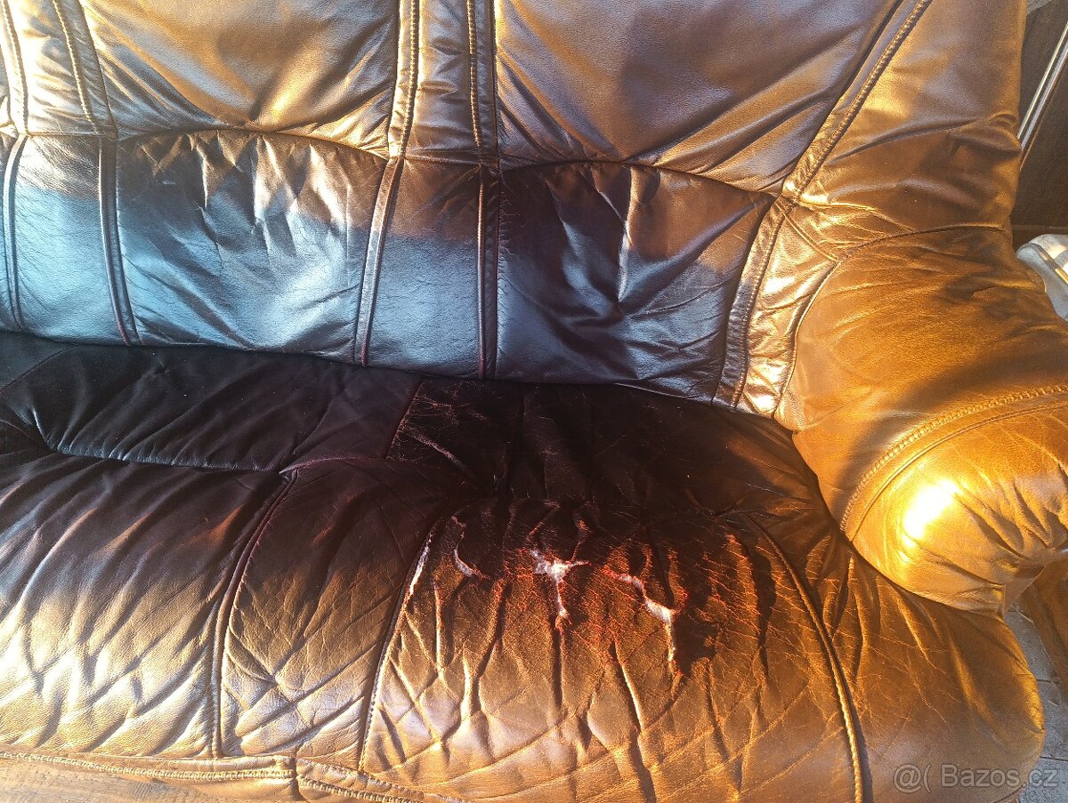 Kožená sedacka - 3