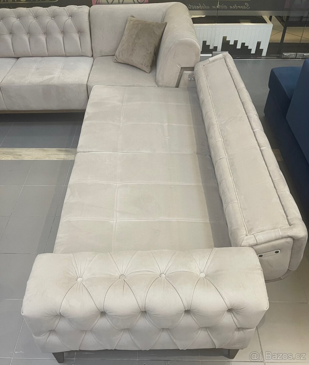 Velká nová rohová sedačka - 3