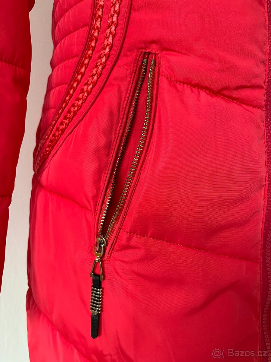 Dámský kabát s náplety vel. L - 3