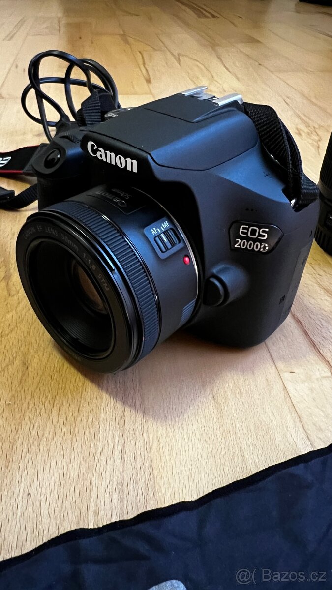 Canon EOS2000D 18-55mm nebo plus 50mm 1.8 - 3