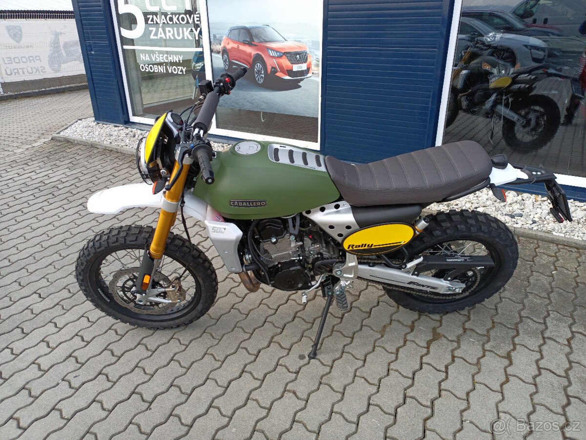Fantic Caballero 500 Rally (zelená a písková )