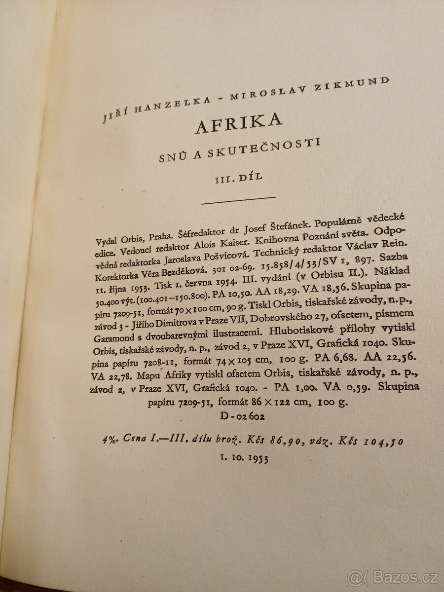 Prodám Zikmund-Hanzelka - 3