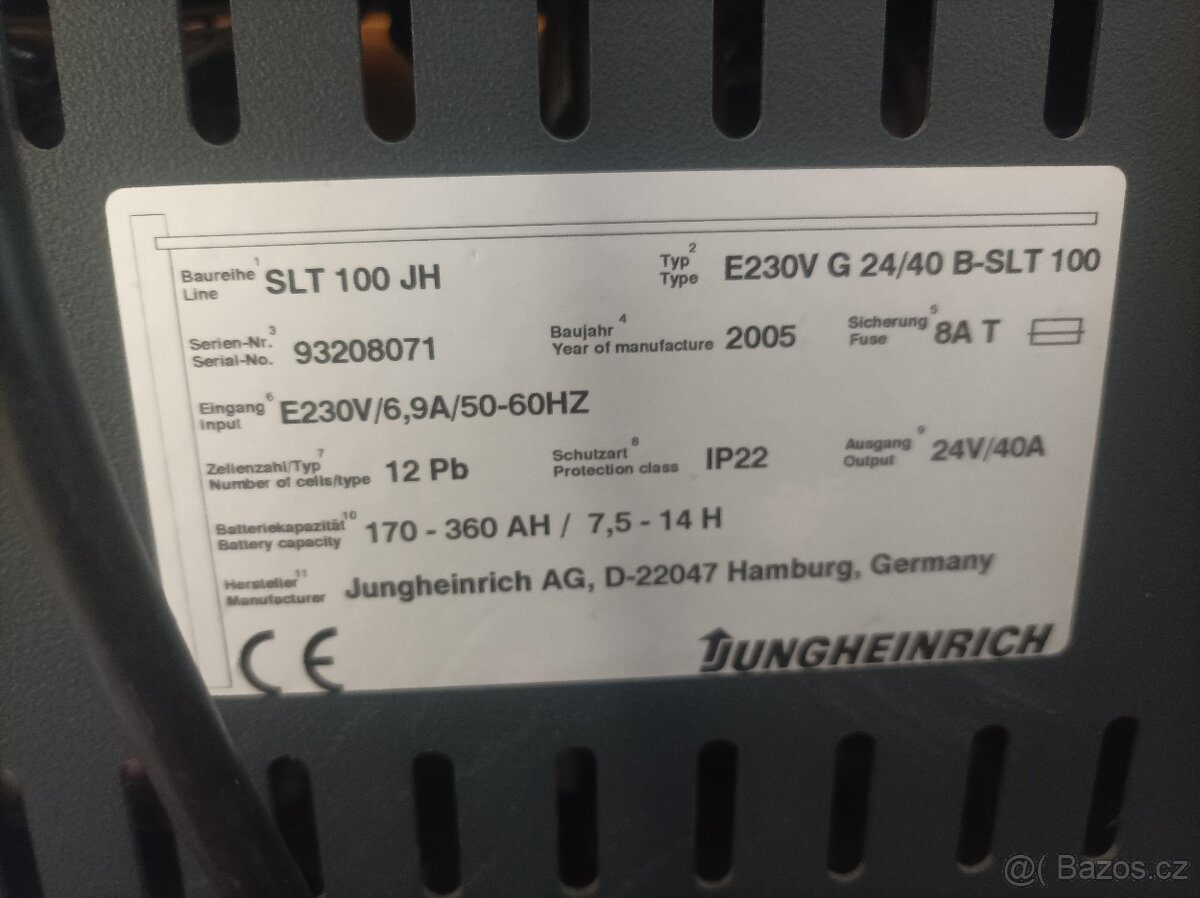 Nabíječka JungHeinrich SLT 100JH 24V - 3